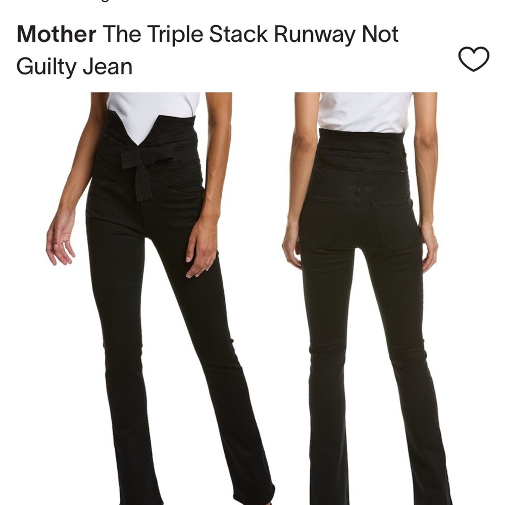 Mother Black High-Waisted Jeans